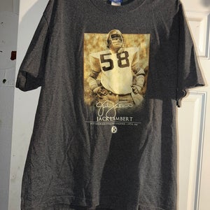 Reebok NFL Pittsburgh Steelers Jack Lambert #58 Graphic T Shirt Men’s Size Large