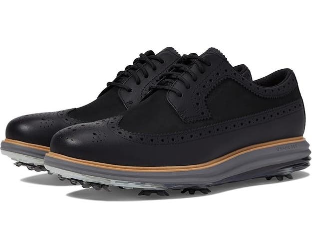 Cole Haan Originalgrand Men's US 11 Black Natural Waterproof Golf Shoes GAL230