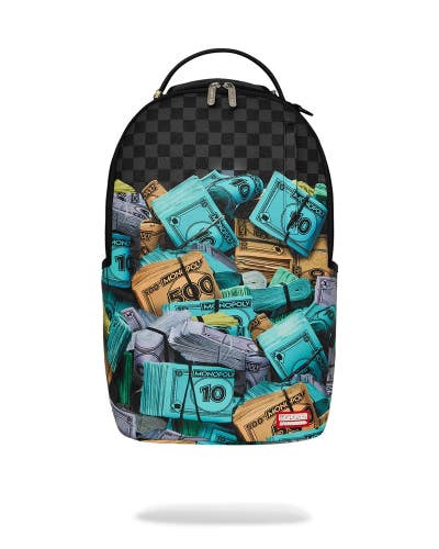 Sprayground Monopoly Money Stacks DLXSV Backpack Unisex Multi Top Handle SPR242