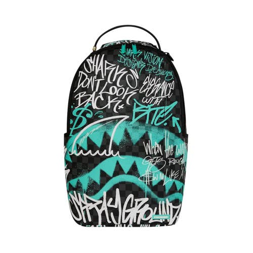 Sprayground Spray Poetry III Backpack Unisex Multi Check Top Handle Bag SPR240