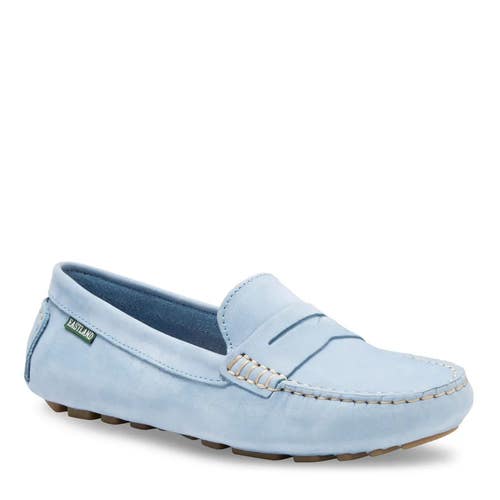 Eastland Patricia Penny Loafer Women's 7 Light Blue Nubuck Driving Shoes RHS5576