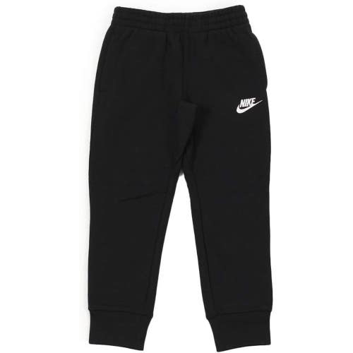 Nike Club Fleece Sweatpants Boys Black Ribbed Cuff Elastic Waist Joggers DSGL418