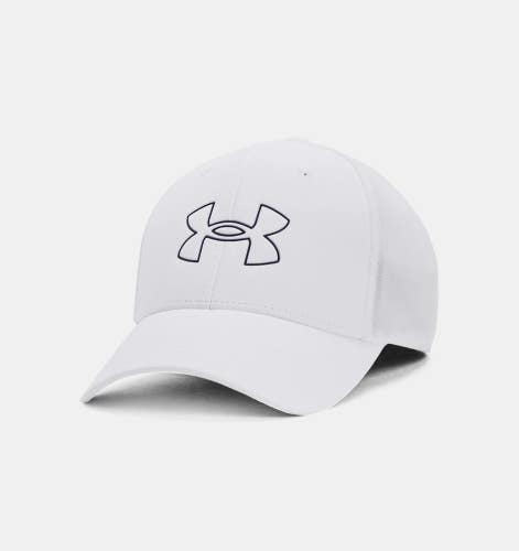 Under Armour Iso-Chill Driver Mesh Golf Cap Men's White Navy Adjustable DSGL295