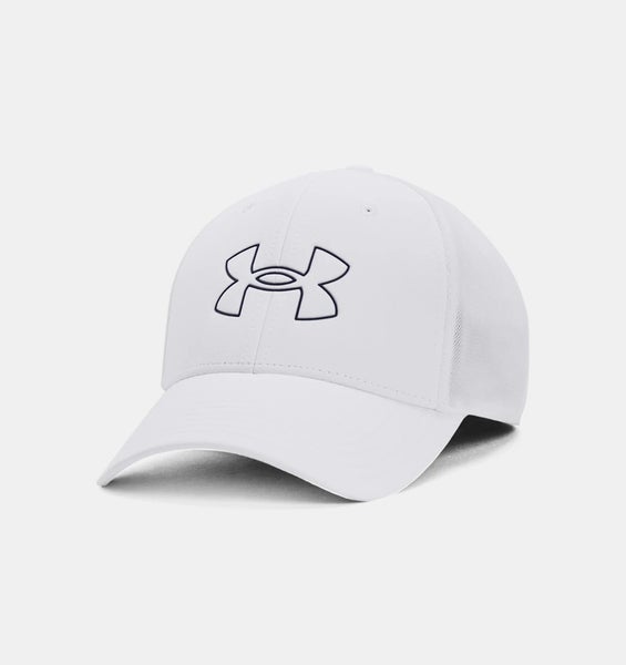 Under Armour Iso-Chill Driver Mesh Golf Cap Men's White Navy Adjustable DSGL295