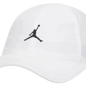 Jordan Dri-FIT Club Baseball Cap Unisex L White Unstructured Strapback DSGL290