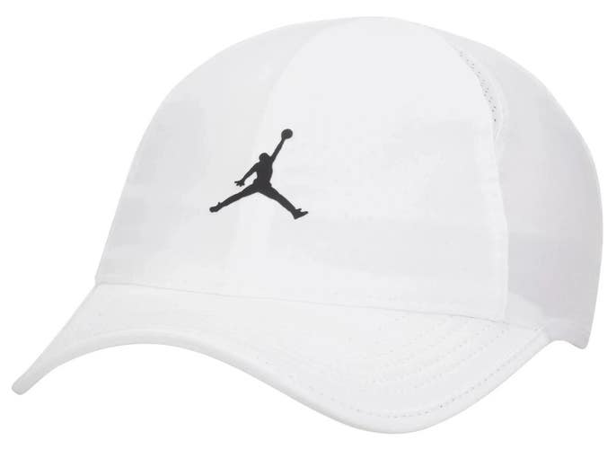 Jordan Dri-FIT Club Baseball Cap Unisex L White Unstructured Strapback DSGL290