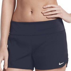 Nike Solid Element Board Shorts Women's XL Blue Elastic Waist Swimwear DSGL286