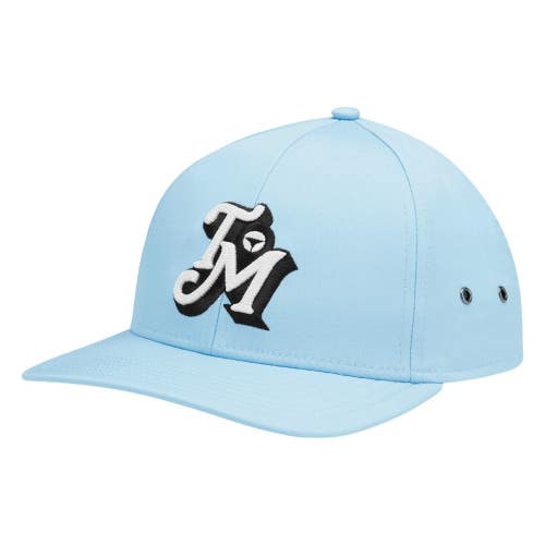 TaylorMade Golf Newport Cap Unisex OS Blue Metal Eyelet Adjustable Strap DSGL289