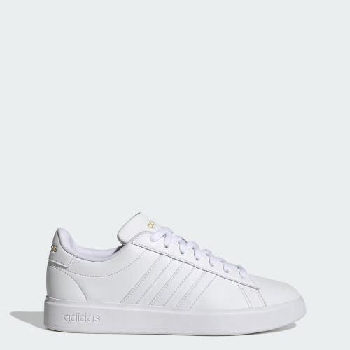 Adidas Grand Court 2.0 GW9213 Women's 8.5 White Leather Lifestyle Shoes RHS5441