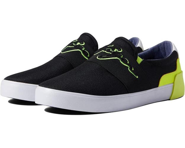 Tommy Hilfiger Realist Sneakers Men 12 Black Slip On Comfort Casual Shoes GAL132