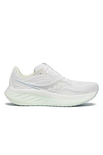 Saucony Ride 18 S11000-152 Sneakers Women's 8 White Lettuce Running Shoes LIQ415