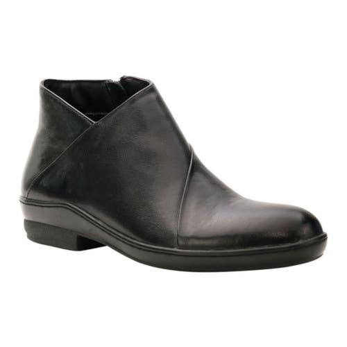 David Tate Pond Boots Womens US 7.5 Black Leather Round Toe Ankle Bootie JZZ1133