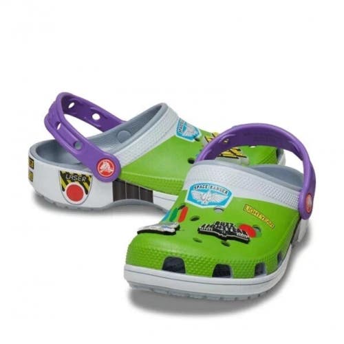 Crocs Toy Story Buzz Classic 209857-0ID Clog Toddler 4 Multi Casual Shoes KFC719