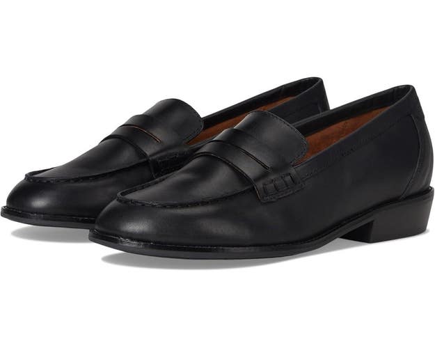 Rockport Elisea Flats Women's US 8M Black Leather Slip On Loafer Shoes RHS7872