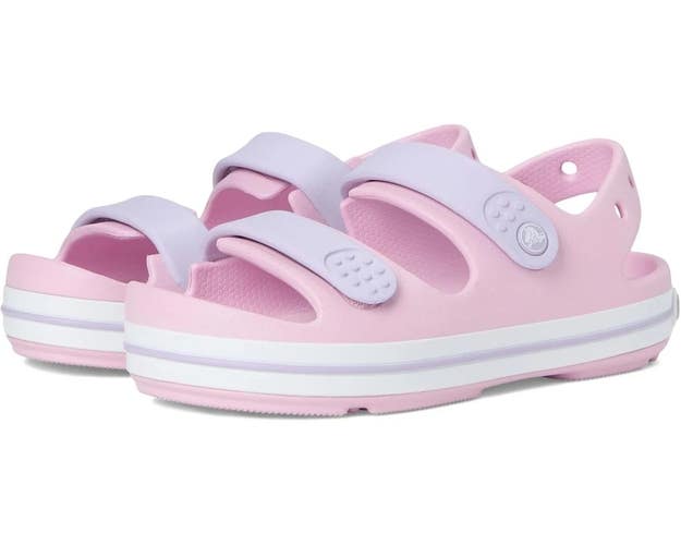 Crocs Crocband Cruiser 209423-84I Sandals Kids US 11 Ballerina Slingback KFC662