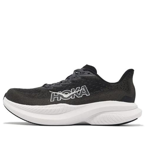 Hoka One One Mach 6 1147834-BWHT Sneakers Women's 8 Black Running Shoes RHS7848