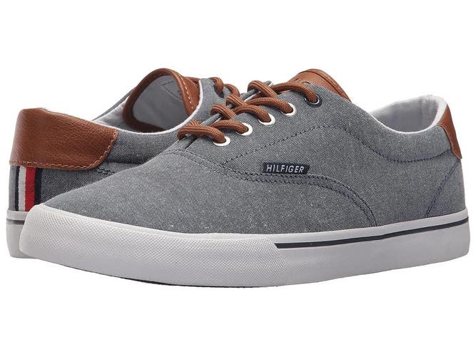 Tommy Hilfiger Phero Sneakers Men's US 12 Blue Cognac Lifestyle Shoes GAL333