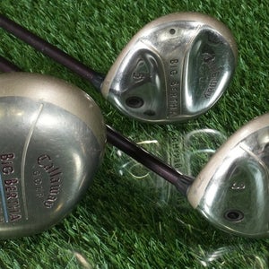 Callaway Big Bertha 1,3,5 Woods Set 55w Women's / Gems 55 Ladies Graphite RH