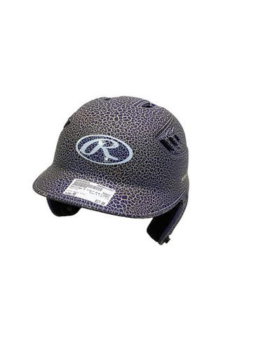 Used Rawlings 6 7/8-7 5/8 Batting Helmet No Mask Royal Blue MD 11347-S000266038