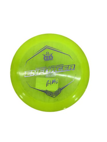 Used Dynamic Discs ENFORCER Disc Golf Driver Green 11347-S000265983