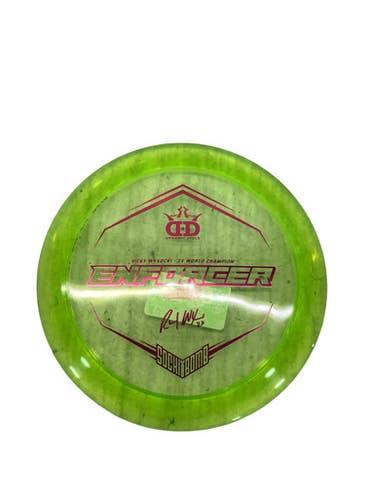 Used Dynamic Discs ENFORCER Disc Golf Driver Green 11347-S000265981