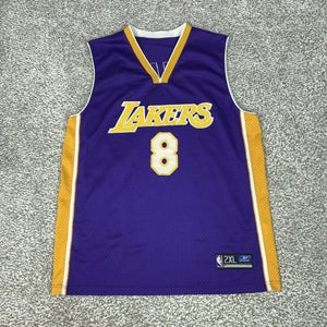 Los Angeles Lakers Jersey Mens 2XL Purple NBA Basketball Kobe Bryant 8 Reebok