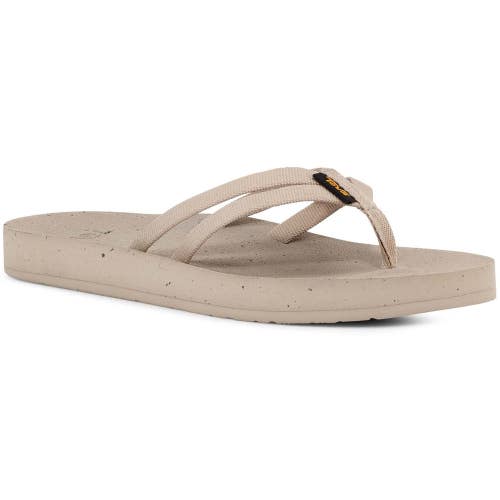 Teva ReFlip 1134350-FRGY Flip Flop Womens 9 Feather Gray Slip On Sandals DAB221
