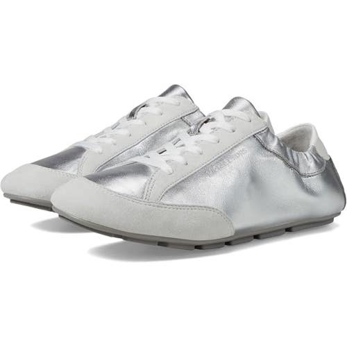 Michael Kors Susie 43F4SUFS3S-040 Women's 7 Silver Leather Trainer Shoes TZP1107