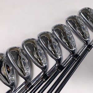 TaylorMade R7 CGB Max 2008 Iron Set 6-PW+SW+LW REAX SuperFast 45g Ladies RH