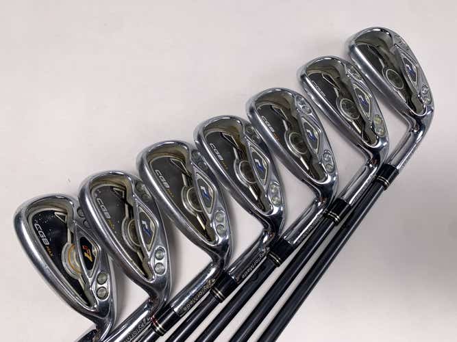 TaylorMade R7 CGB Max 2008 Iron Set 6-PW+SW+LW REAX SuperFast 45g Ladies RH