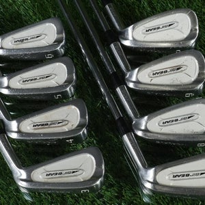 Jack Nicklaus Air Bear Forged Irons Set 3-PW Stiff Crank RH ~ RARE JACK STAMPED!