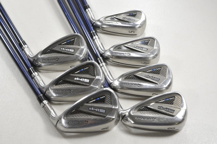 TaylorMade SIM2 Max 5-PW,AW Iron Set Regular Flex RH Ventus 6 Graphite # 213293