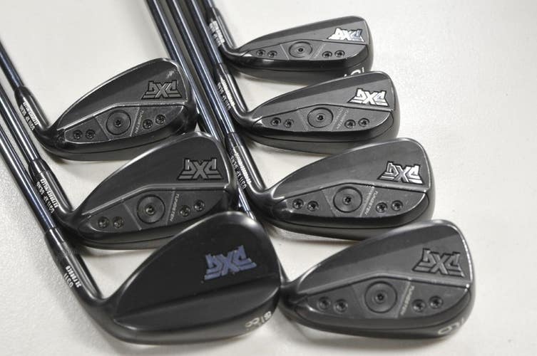 PXG Gen6 0311 P Double Black 6-W,GW,58* Iron Set Regular Flex Graphite # 212275