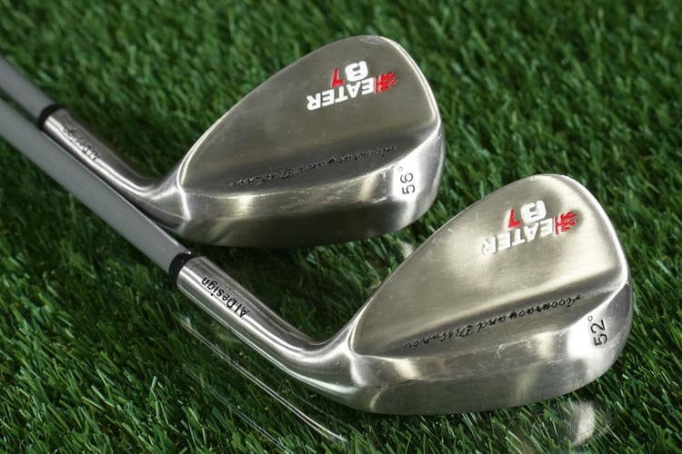 Heater B7 Wedges Set GW,SW 52,56 ProLo AccuFlex Graphite Shafts STIFF RH ~ MINTY