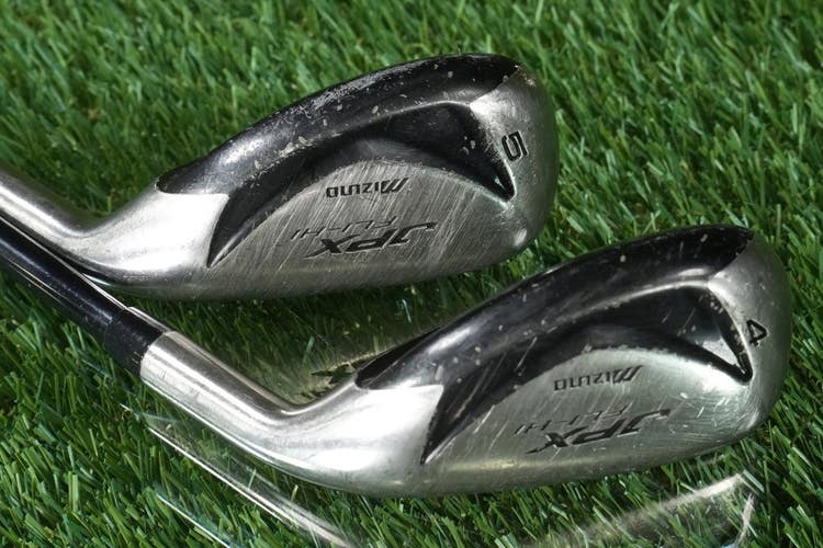 Mizuno JPX FLI-HI Hybrids Set 4H, 5H Orochi 65g Regular Flex Graphite Shafts RH