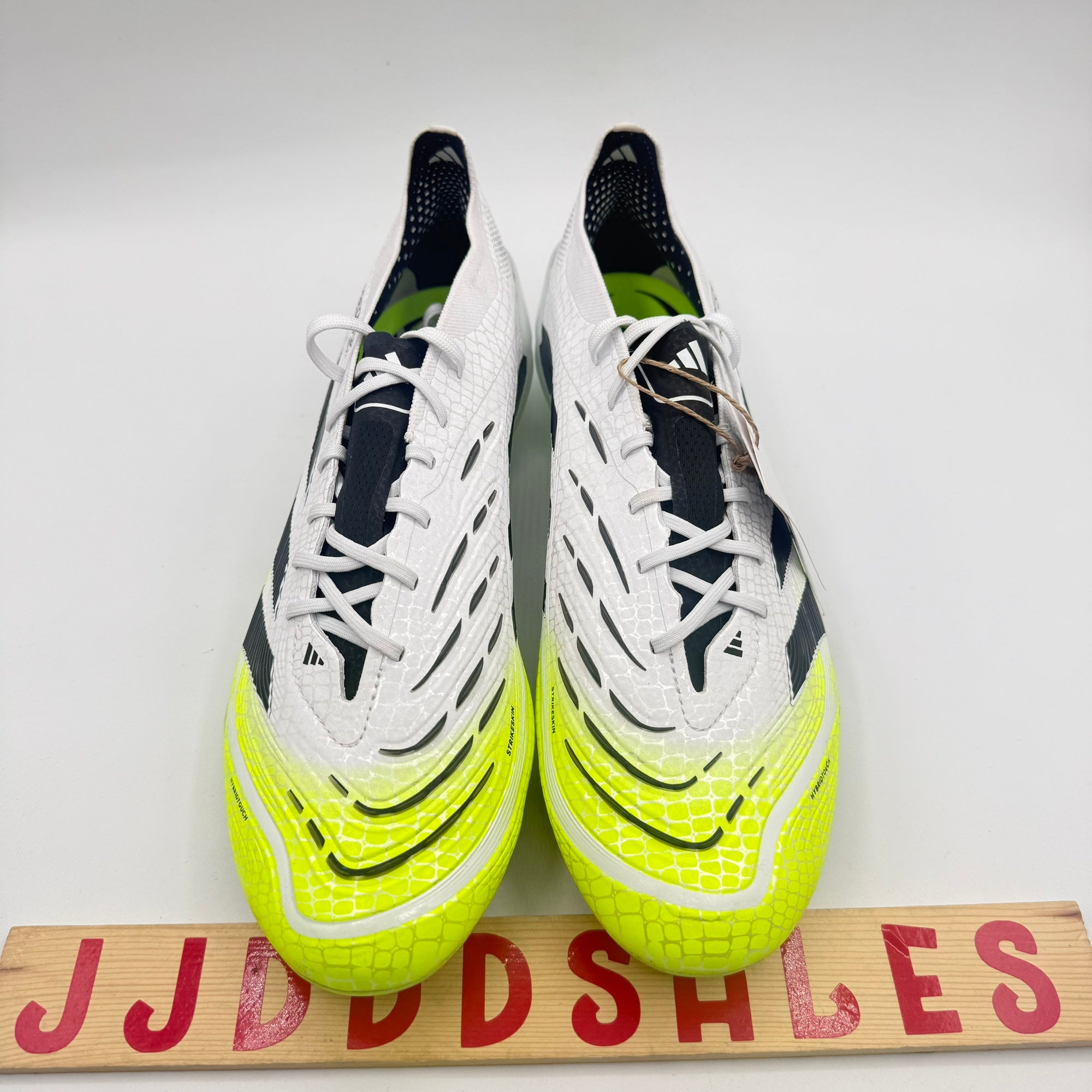 Adidas Predator Elite FG Soccer Cleats JI1082 White Lucid Lemon Mens Size 7 ADIDAS PREDATOR ELITE FG WHITE/BLACK/LUCID LEMON | UK 11 (US  main image 3