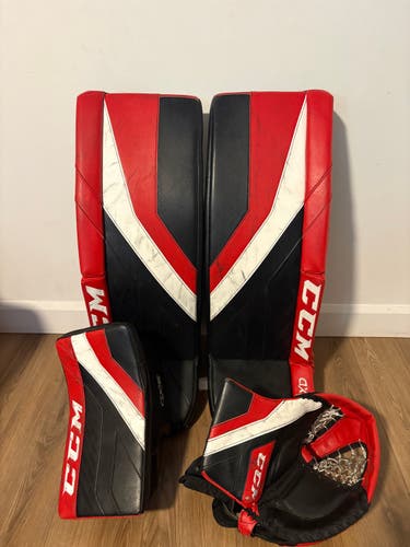 33" +2.5 CCM AXIS Pro Regular Goalie Full Set Pro Stock (Used)