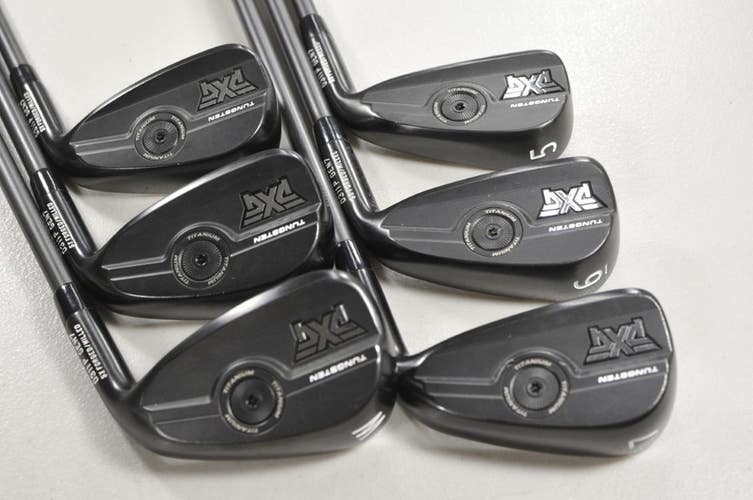 PXG Gen7 0311 P Black 5-W Iron Set Regular Flex RH SteelFiber 70  # 213599