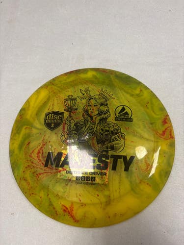 Used Discmania ACTIVE PREMIUM MAJESTY Disc Golf Driver Yellow 11490-S000270578