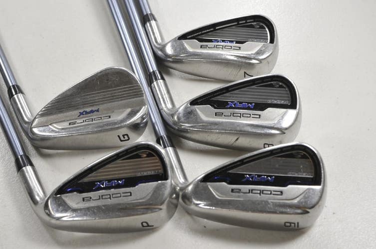 Cobra Max 2016 7-PW,GW Iron Set Senior Lite Flex Right MFS X4 Graphite # 214207