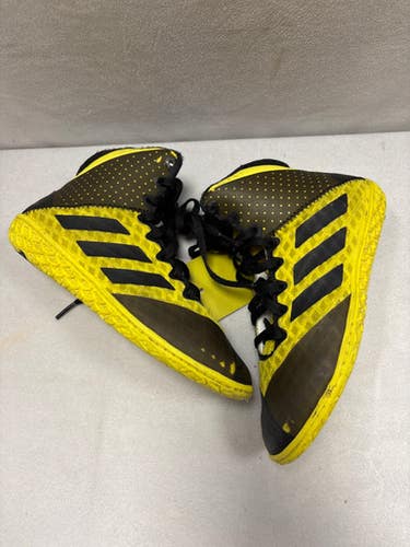 Used Adidas Wrestling Shoes Yellow Junior 02 11490-S000270540
