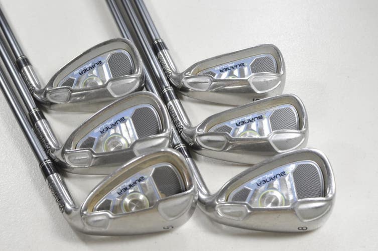 TaylorMade Burner Plus 6-PW,SW Iron Set Ladies Flex Right 50g Graphite # 208518