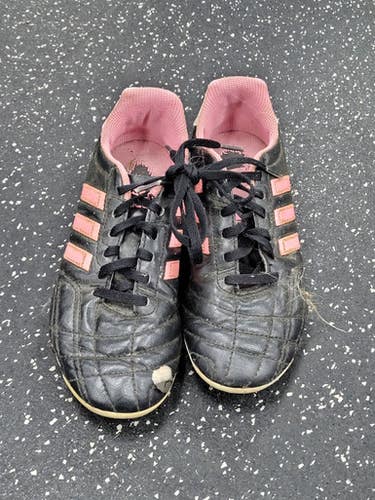 Used Adidas GOLETTO IV Soccer Cleats Black Junior 04 11849-S000038120