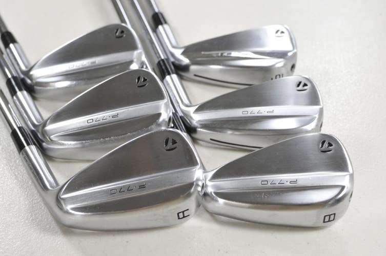 TaylorMade P770 2025 6-PW,AW Iron Set Stiff Flex Right DG MID S300 Steel #213824