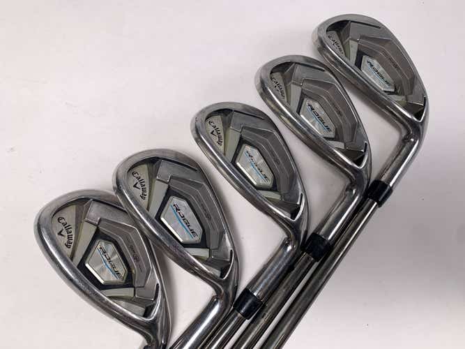 Callaway Rogue Iron Set 7-PW+AW UST Mamiya Recoil F3 Regular Graphite Mens RH