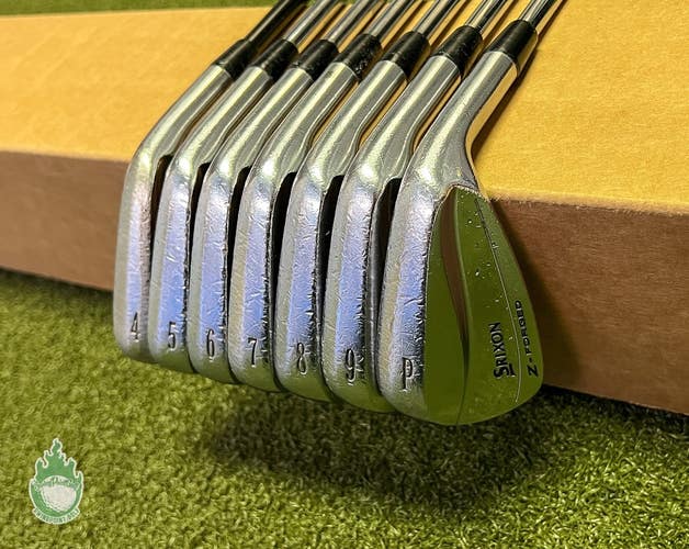 Used Right Handed Srixon Z-Forged Irons 4-PW DG S300 Stiff Flex Steel Golf Set