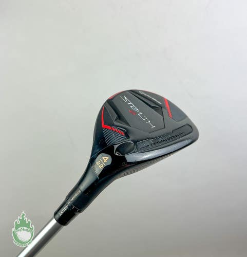 Used RH TaylorMade Stealth 2 4 Hybrid 22* Diamana 90g Stiff Graphite Golf Club