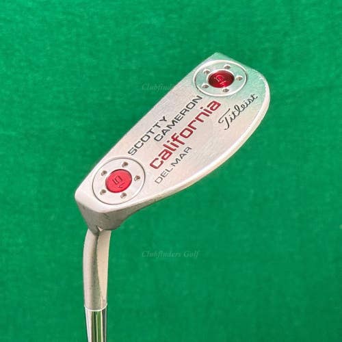 LH Scotty Cameron 2013 California Del Mar 34.5" Heel-Shafted Putter Titleist