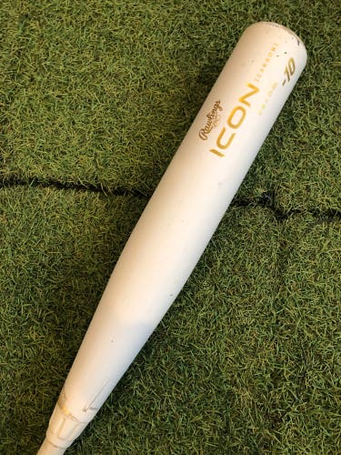 2024 Rawlings Icon Composite Bat USSSA Certified (-10) Composite 21 oz 31" (Used)