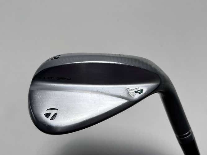 TaylorMade Milled Grind 4 Chrome Lob Wedge 58* 11 SB SteelFiber CW F3 Reg RH